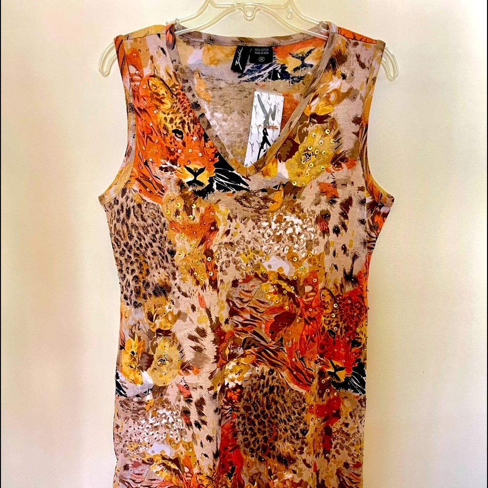 Zashi leapord print dress